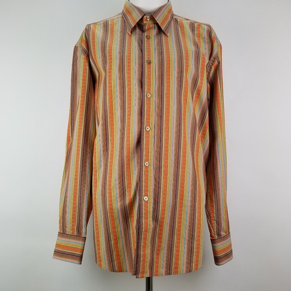 Robert Graham Multi-Color Long Sleeve Shirt XL - Picture 5 of 8